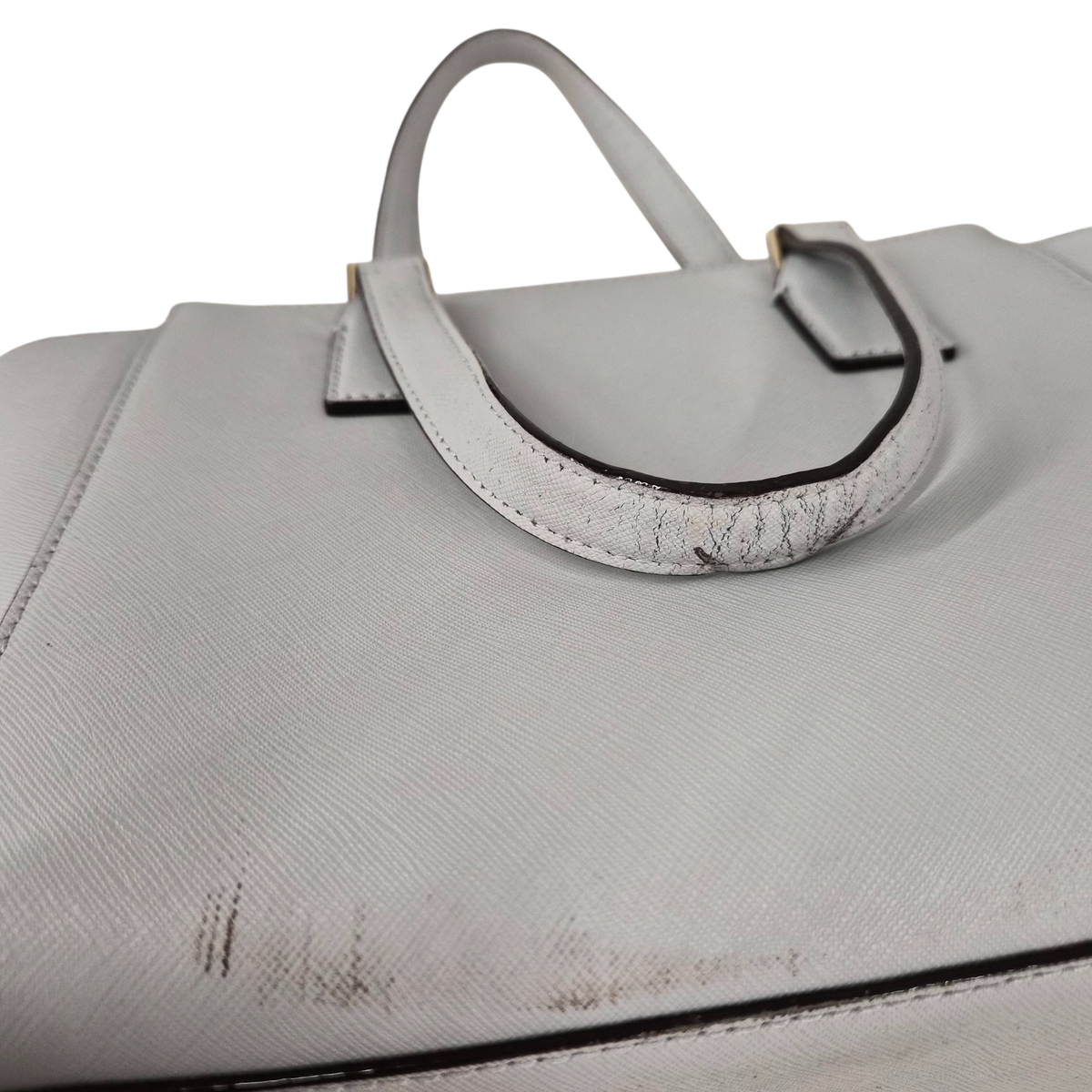 Kate Spade Shoulder Bag Light Gray Rank(B) Strap Scratch