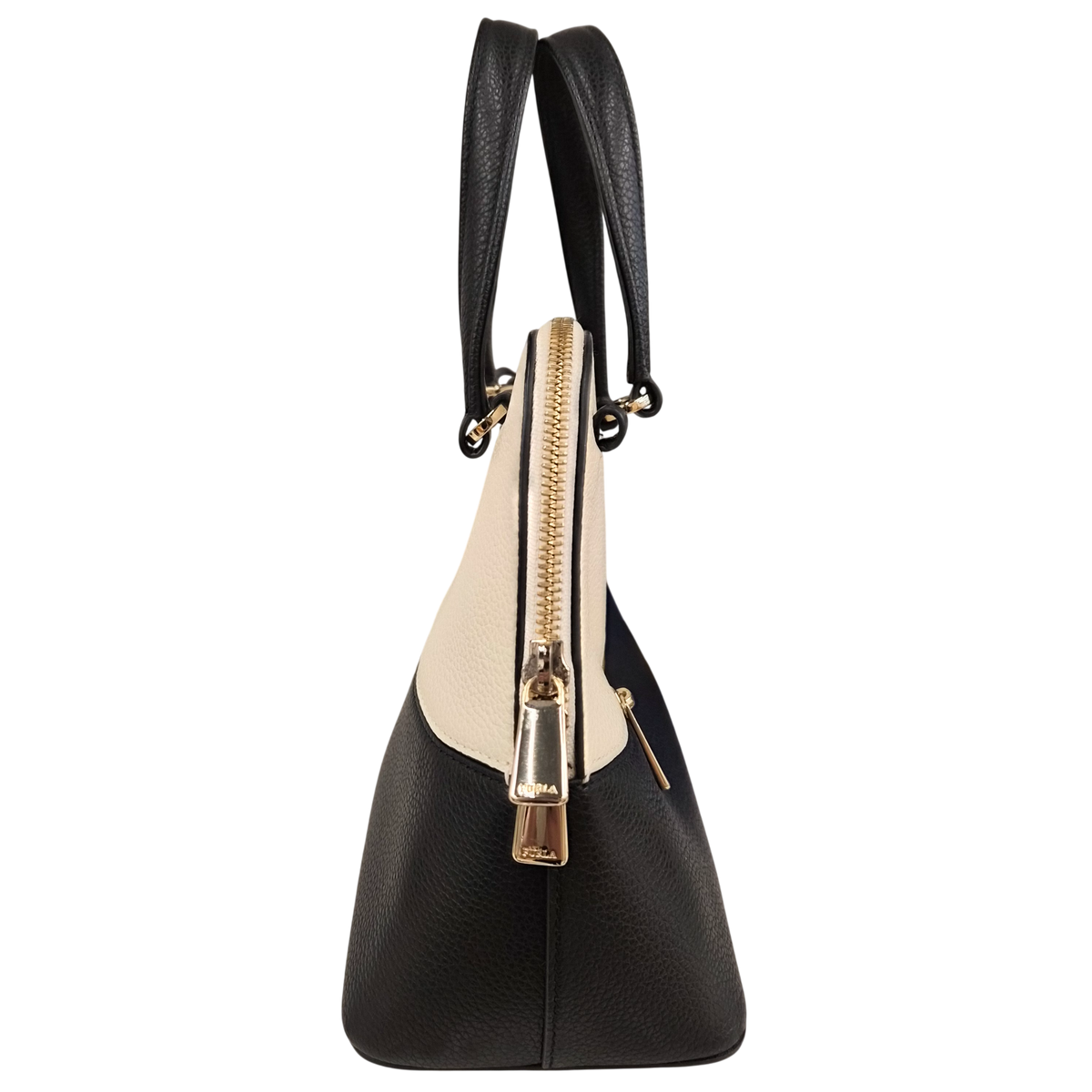 FURLA 2WAY Bag 25058 1018071 Ivory And Navy Rank(B) Stain