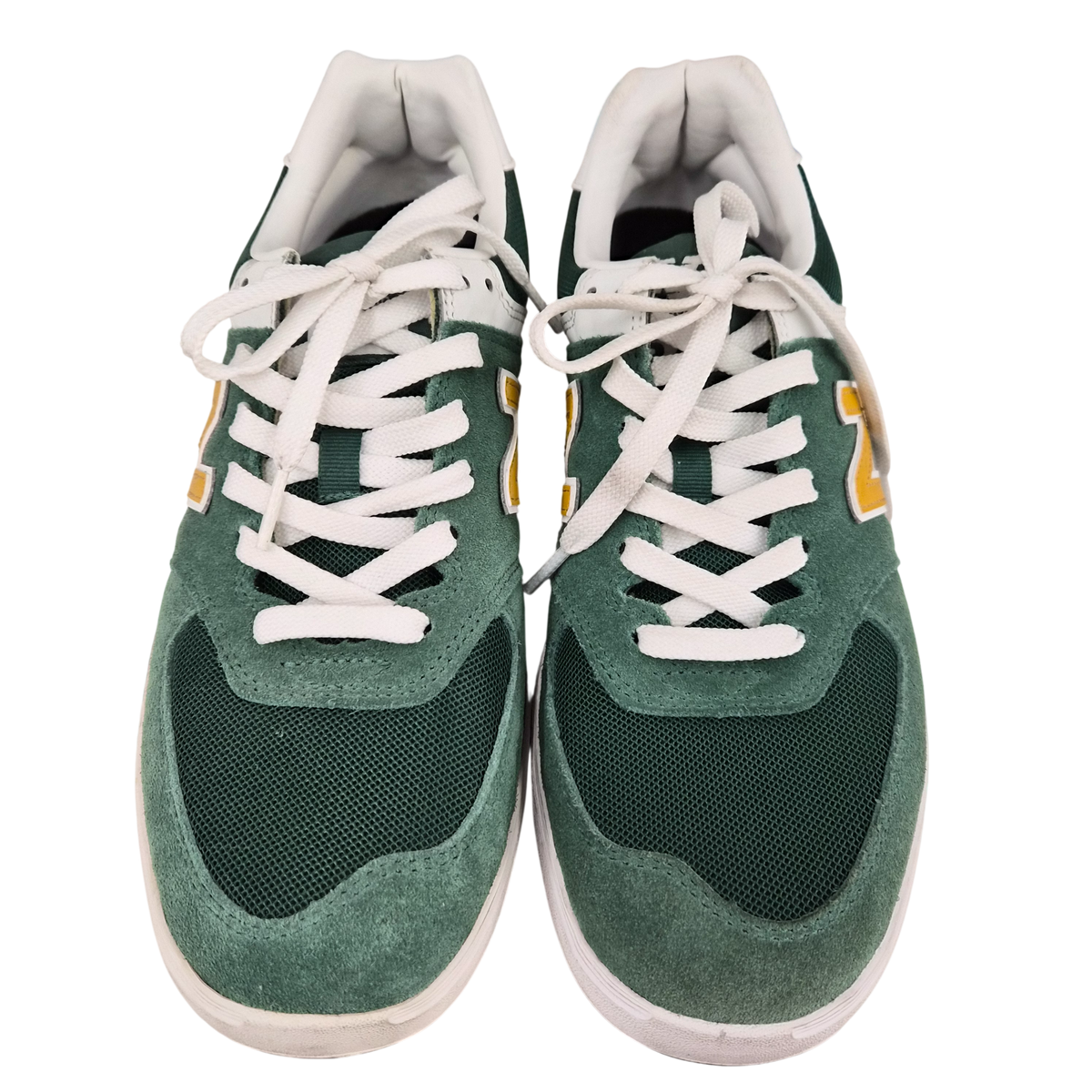 NEW BALANCE Sneaker SIZE 8 AM574EYE Mens Green Rank(B) Stain