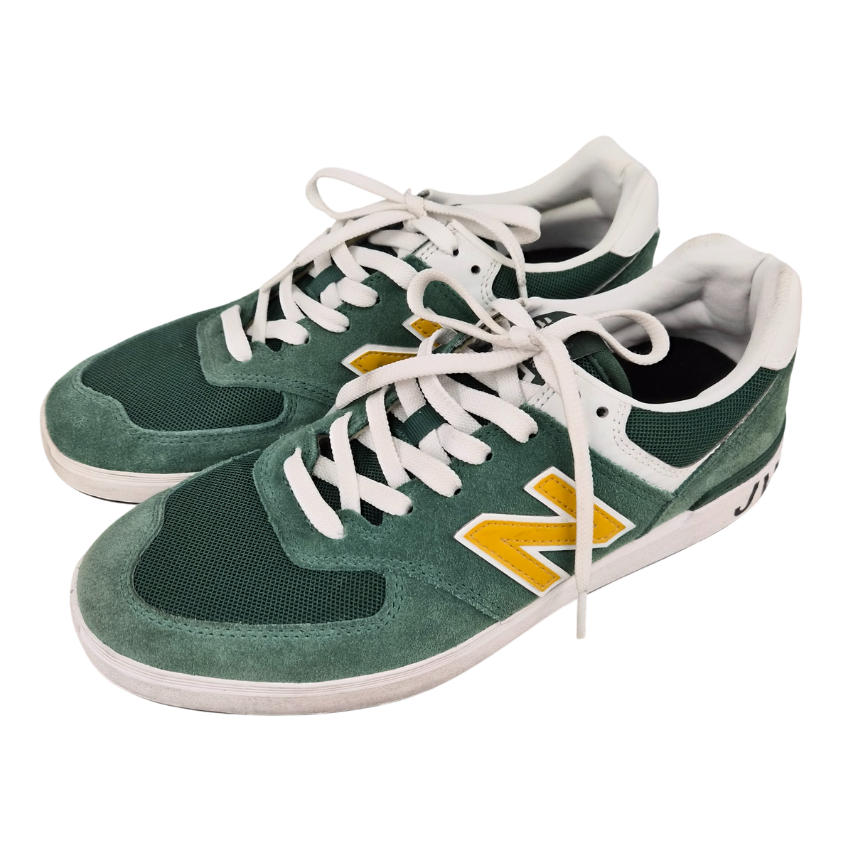 NEW BALANCE Sneaker SIZE 8 AM574EYE Mens Green Rank(B) Stain