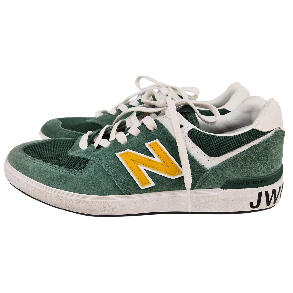 NEW BALANCE Sneaker SIZE 8 AM574EYE Mens Green Rank(B) Stain
