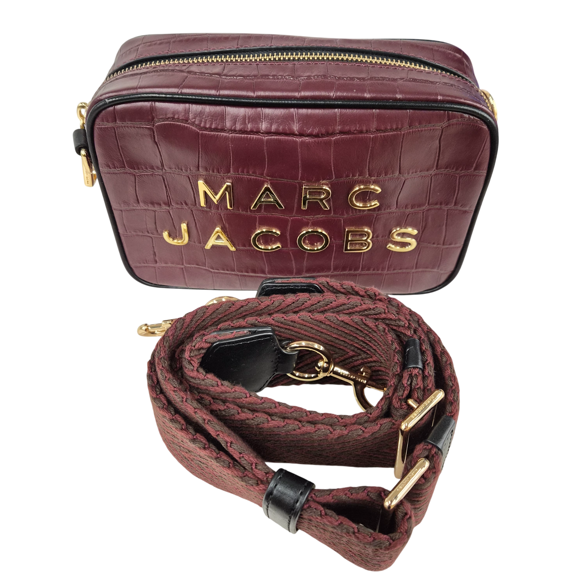 MARC JACOBS Shoulder Bag H108L01PF22-606 Burgundy With Strap Rank(A)