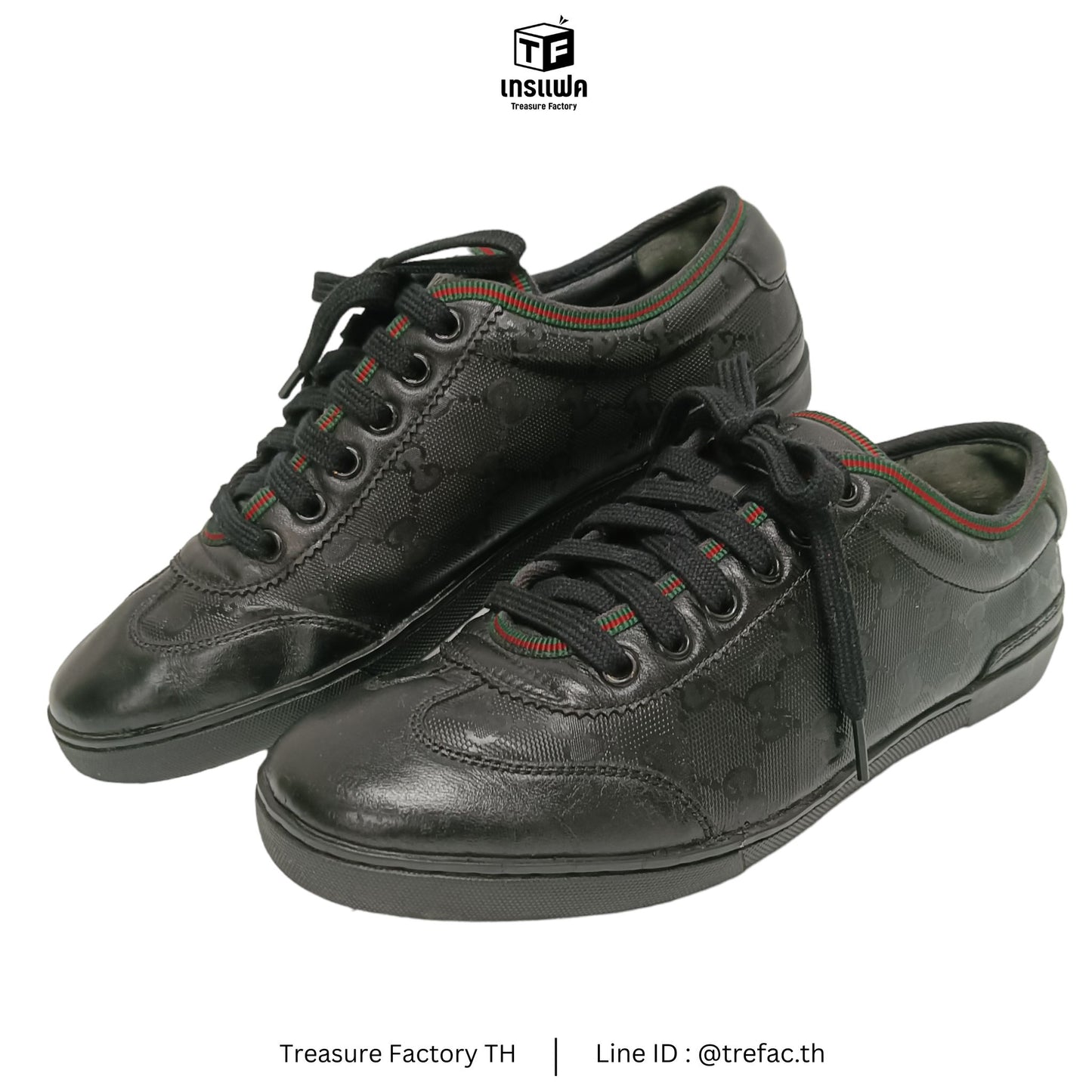 GUCCI Sneaker Lady's Black Size 5 233321