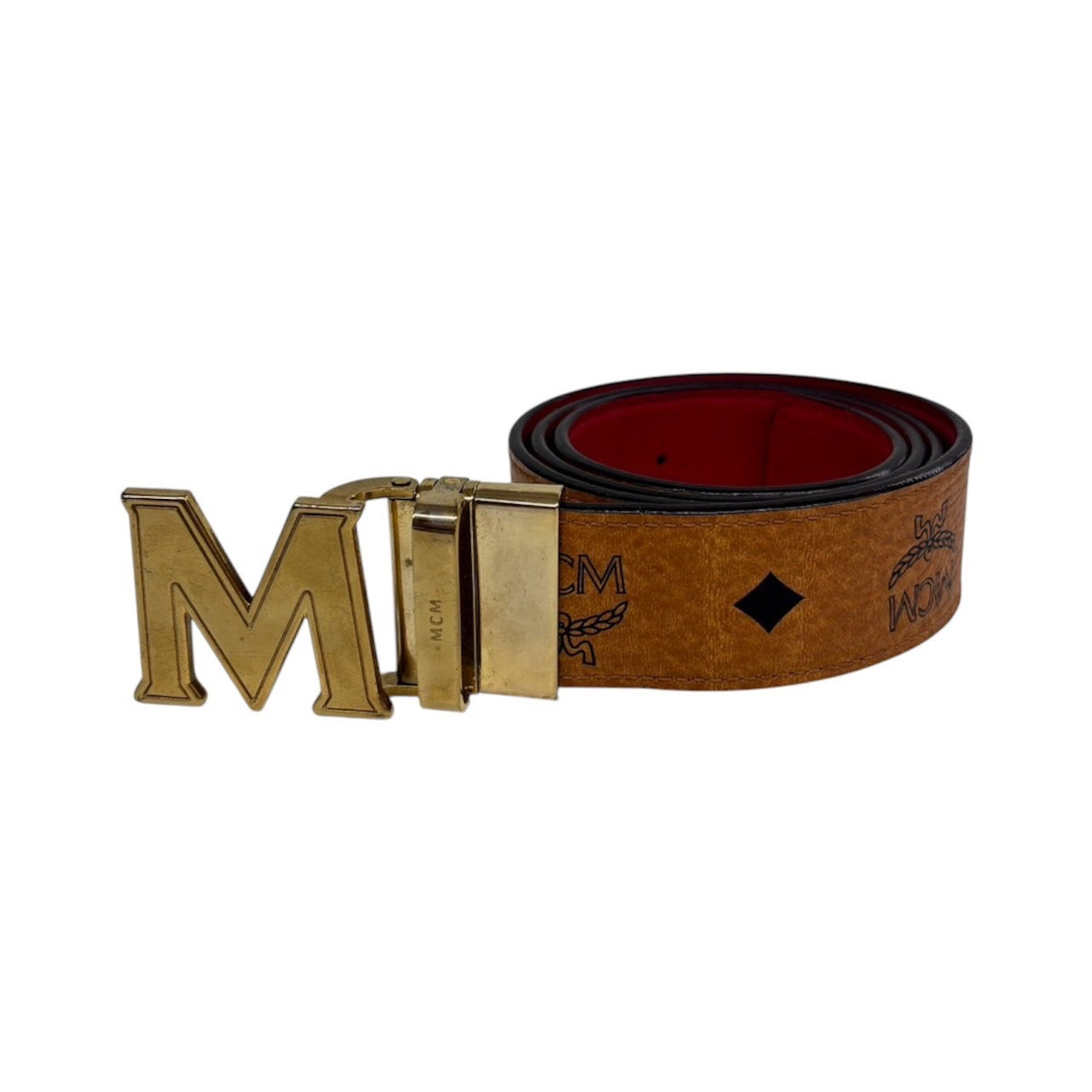 MCM Belt MYB5SPT35RE001 Brown