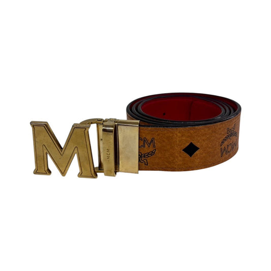 MCM Belt MYB5SPT35RE001 Brown