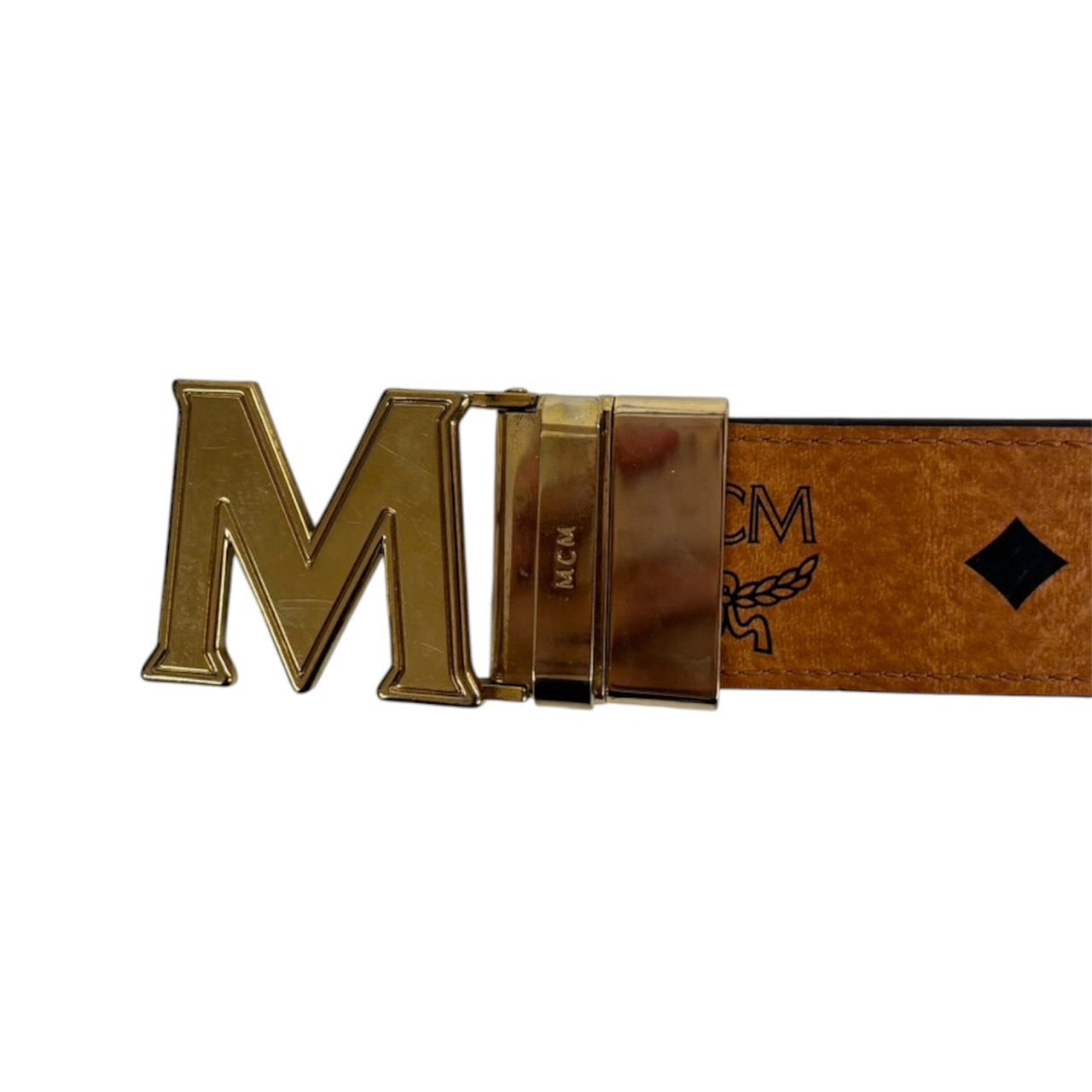 MCM Belt MYB5SPT35RE001 Brown