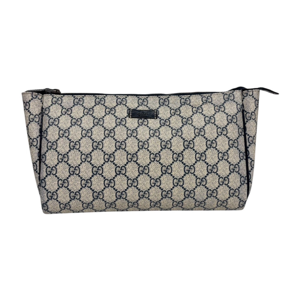 GUCCI Clutch Bag 130653 213317 Beige/Navy