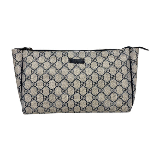 GUCCI Clutch Bag 130653 213317 Beige/Navy
