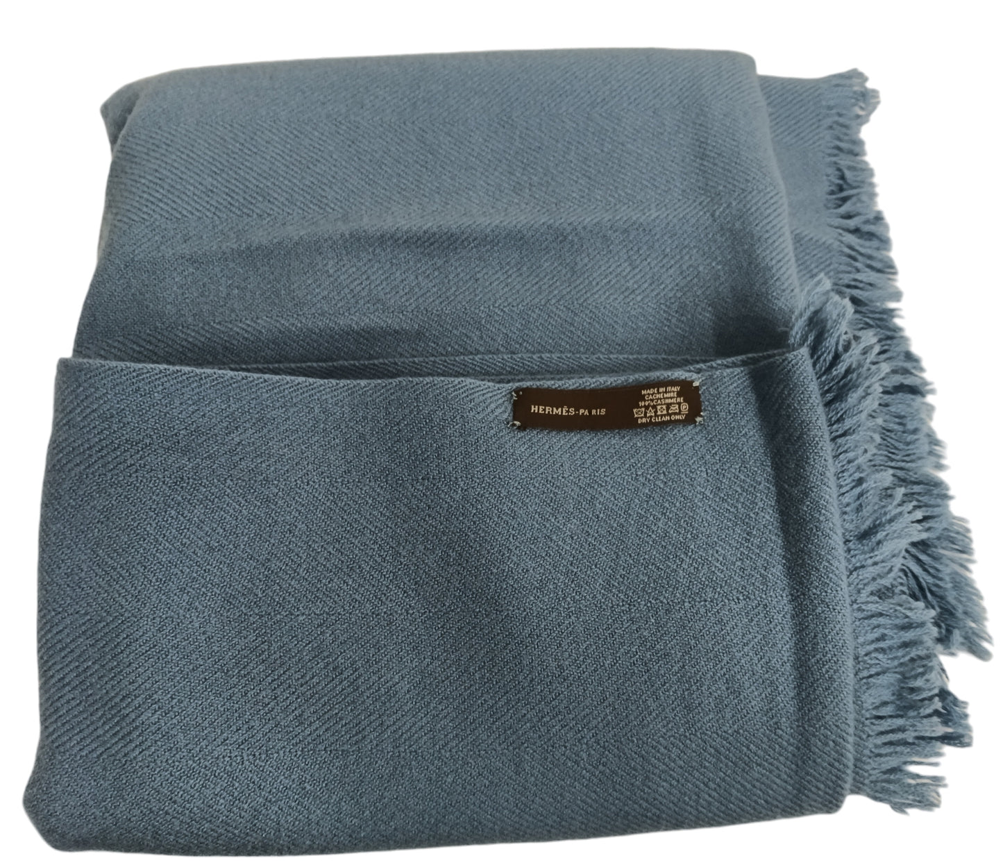 Hermes Stall Sky-blue Cashmere RANK A