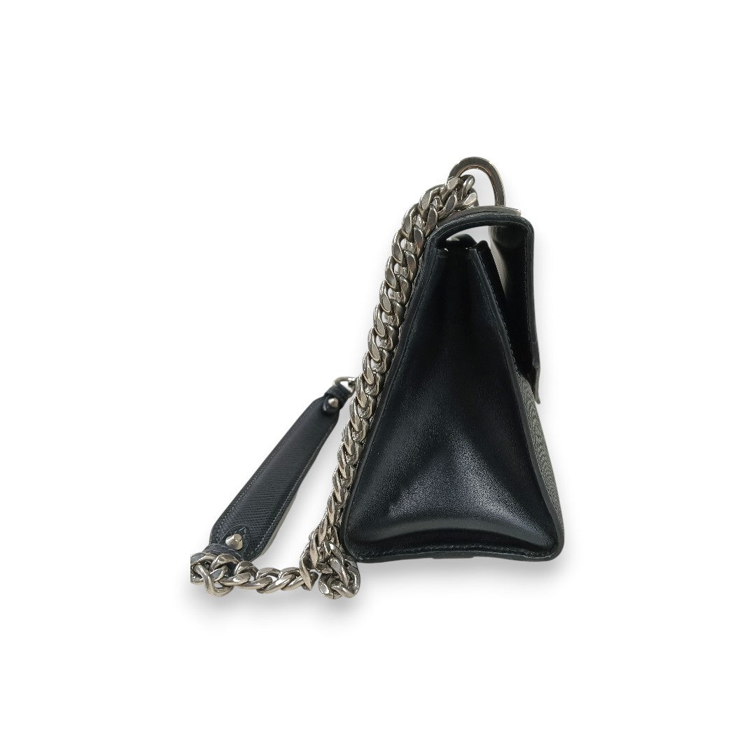 PRADA Shoulder Bag Rank(B) Black 1BD127