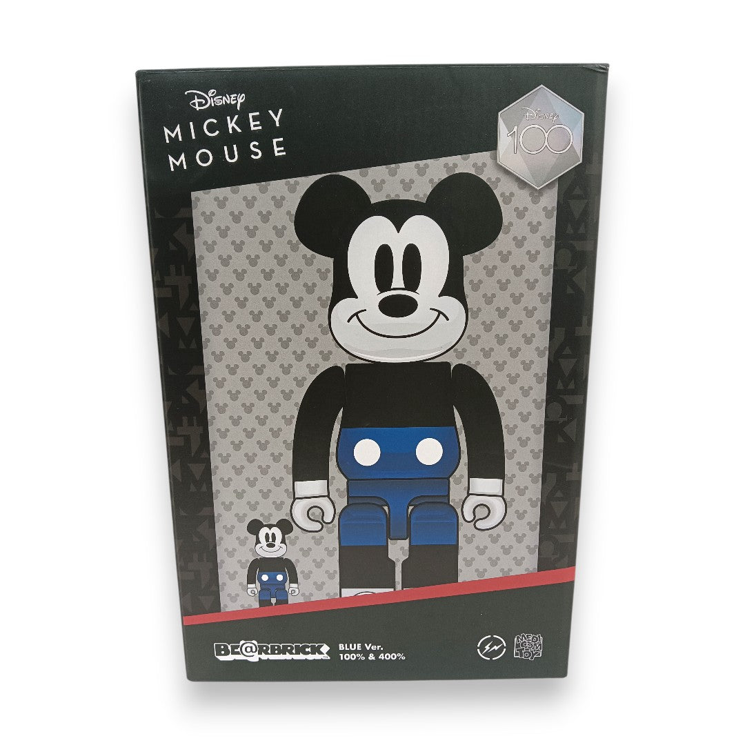 BEAR BRICK Mickey Mouse Blue Version Rank(A) 100%/400%