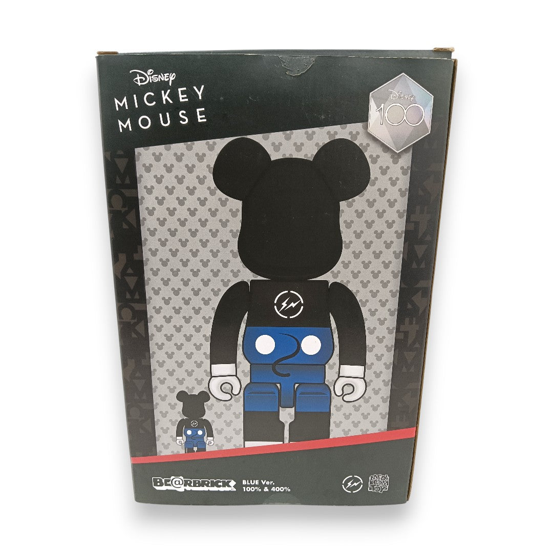 BEAR BRICK Mickey Mouse Blue Version Rank(A) 100%/400%