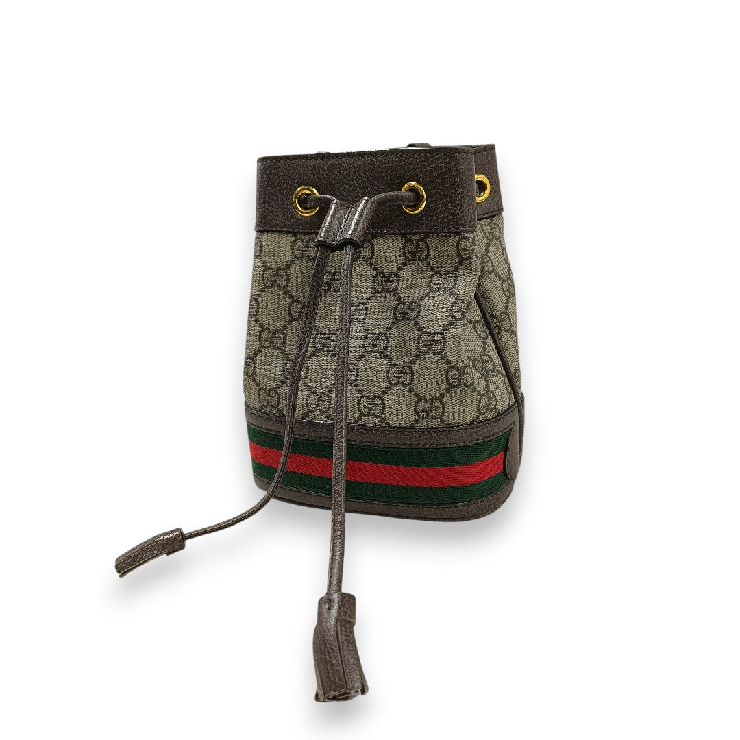 GUCCI Bucket Bag 550620 Rank(B) Brown 213317