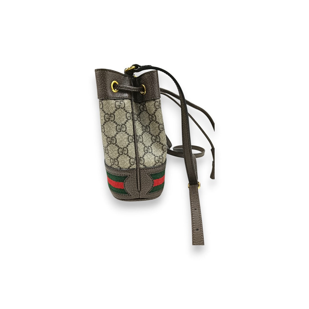 GUCCI Bucket Bag 550620 Rank(B) Brown 213317