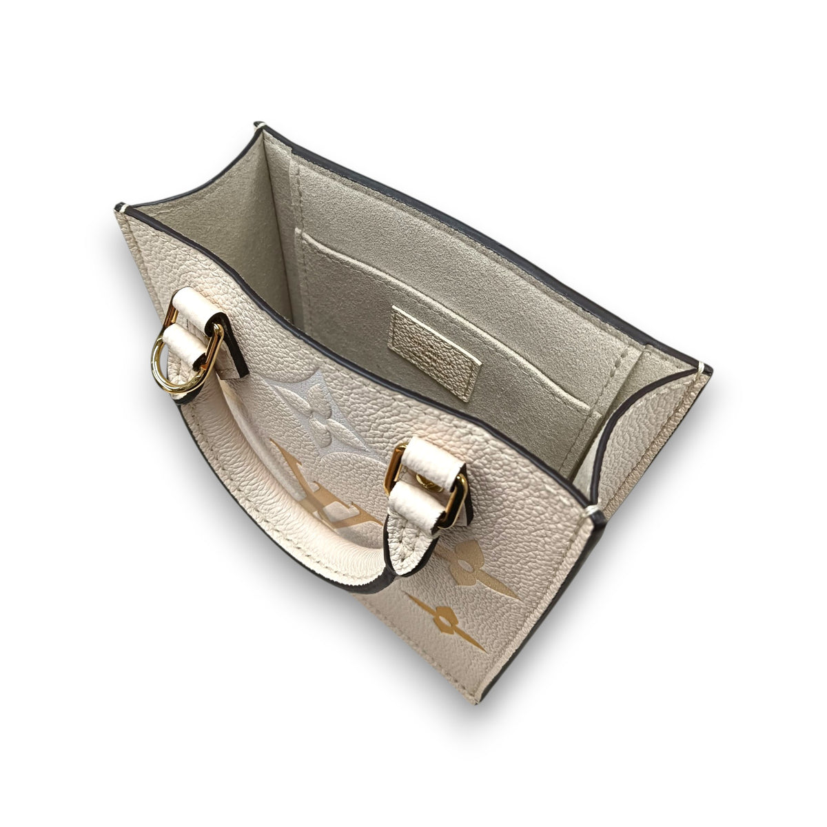 LOUIS VUITTON 2 WAY Bag M80449 Rank (A) Beige Petit Sac Plat