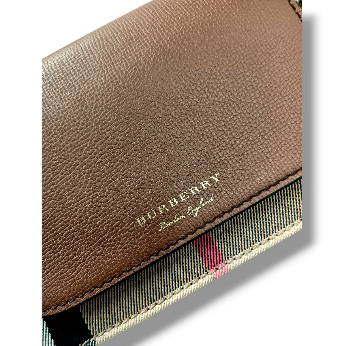 BURBERRY LONDON SHOULDER BAG I TALBSRL239CAL RANK(B) BROWN
