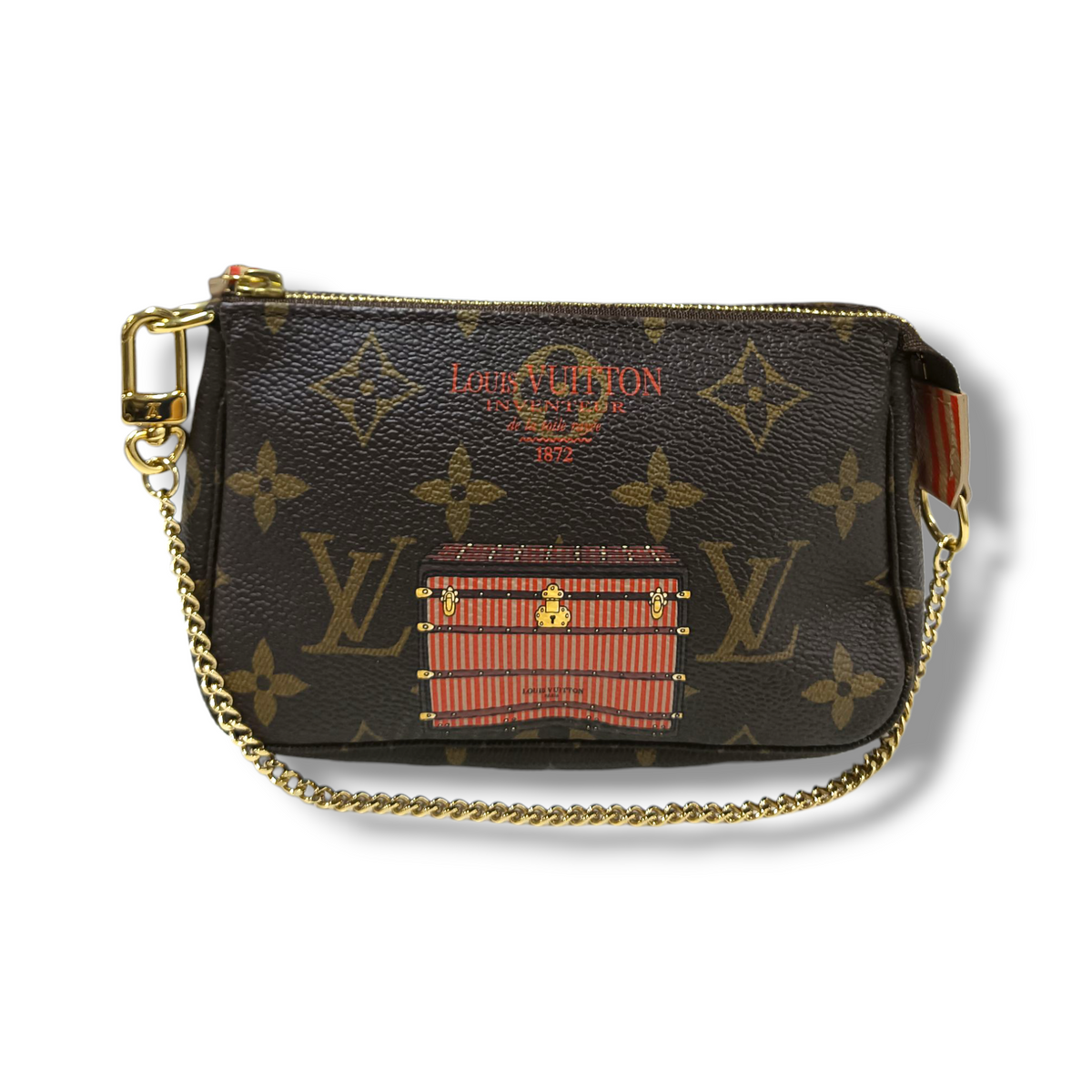 LOUIS VUITTON HANDBAG MONOGRAM M60417 RANK(AB) BROWN SF2173