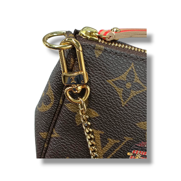 LOUIS VUITTON HANDBAG MONOGRAM M60417 RANK(AB) BROWN SF2173