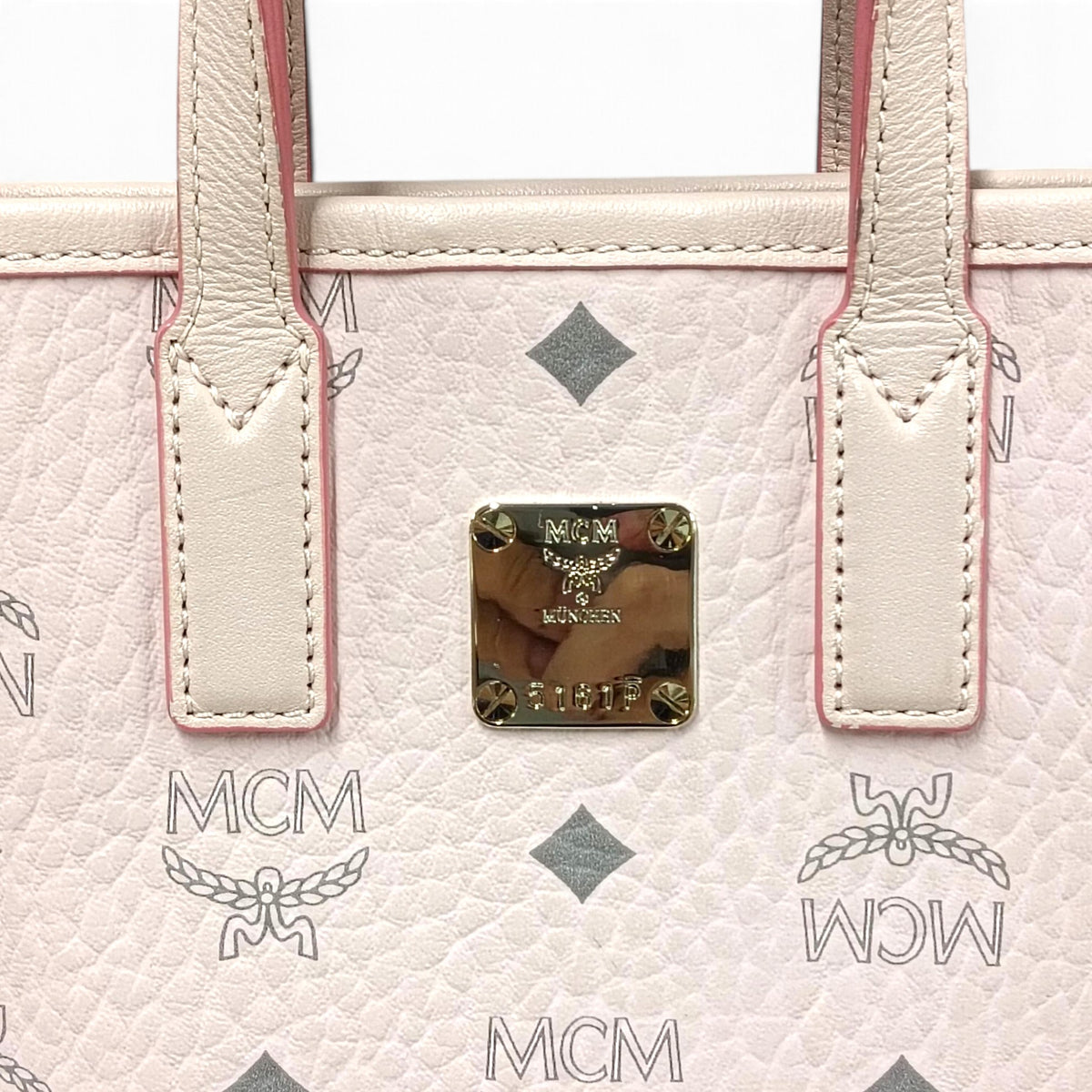 MCM 2WAY Bag MWRAASE03QH001 Rank (A) Pink