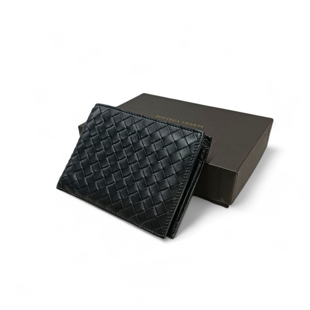 BOTTEGA VENETA  Wallet 193642 Rank (B) Black B003113761