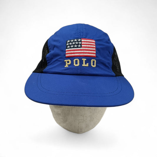 POLO SPORT Cap USA 90s Rank (B) Blue