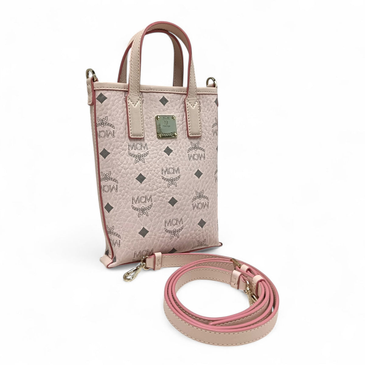 MCM 2WAY Bag MWRAASE03QH001 Rank (A) Pink