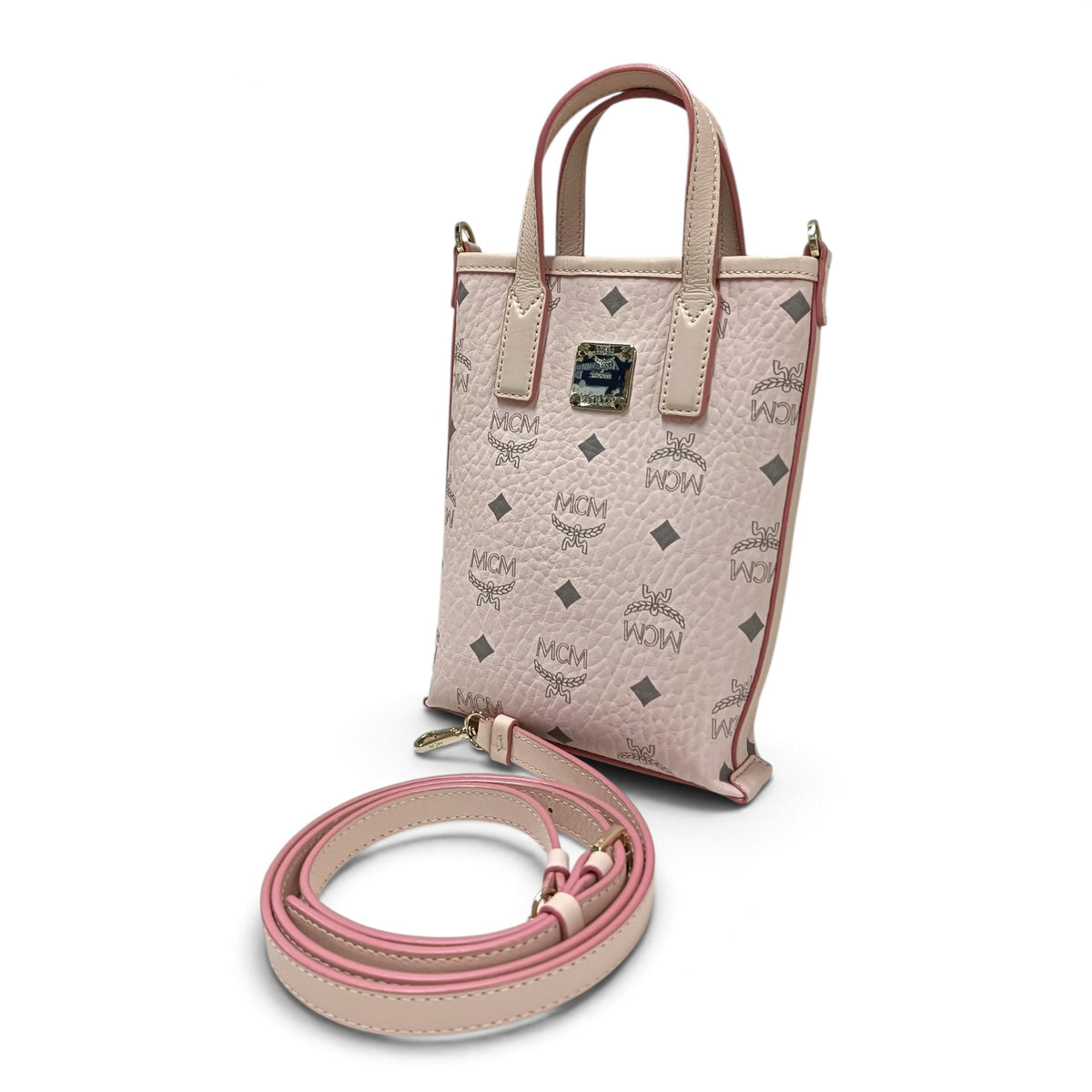 MCM 2WAY Bag MWRAASE03QH001 Rank (A) Pink