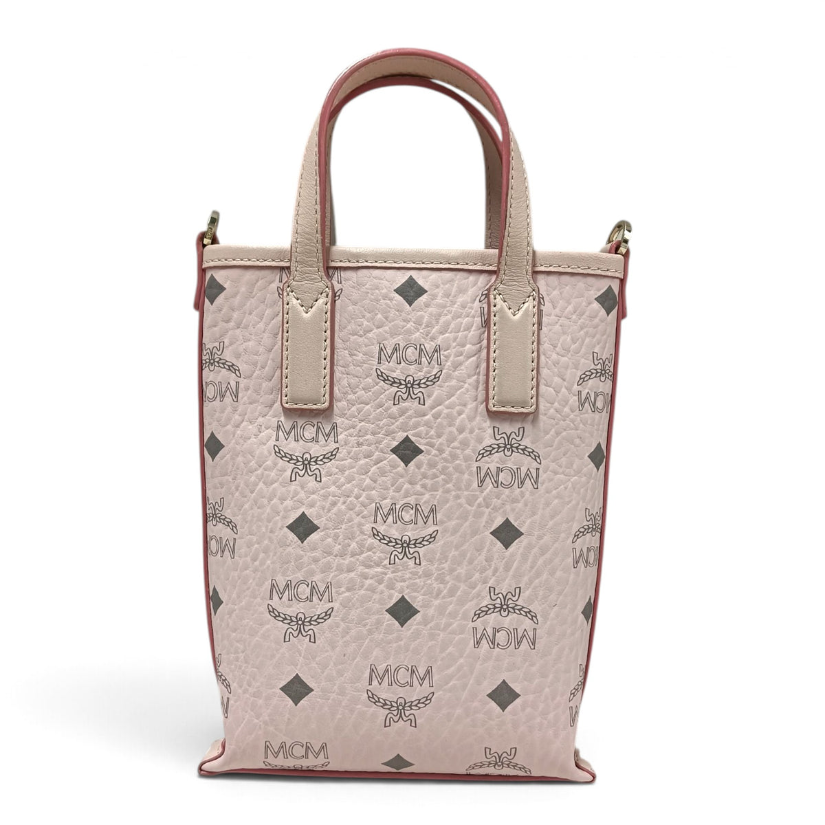 MCM 2WAY Bag MWRAASE03QH001 Rank (A) Pink