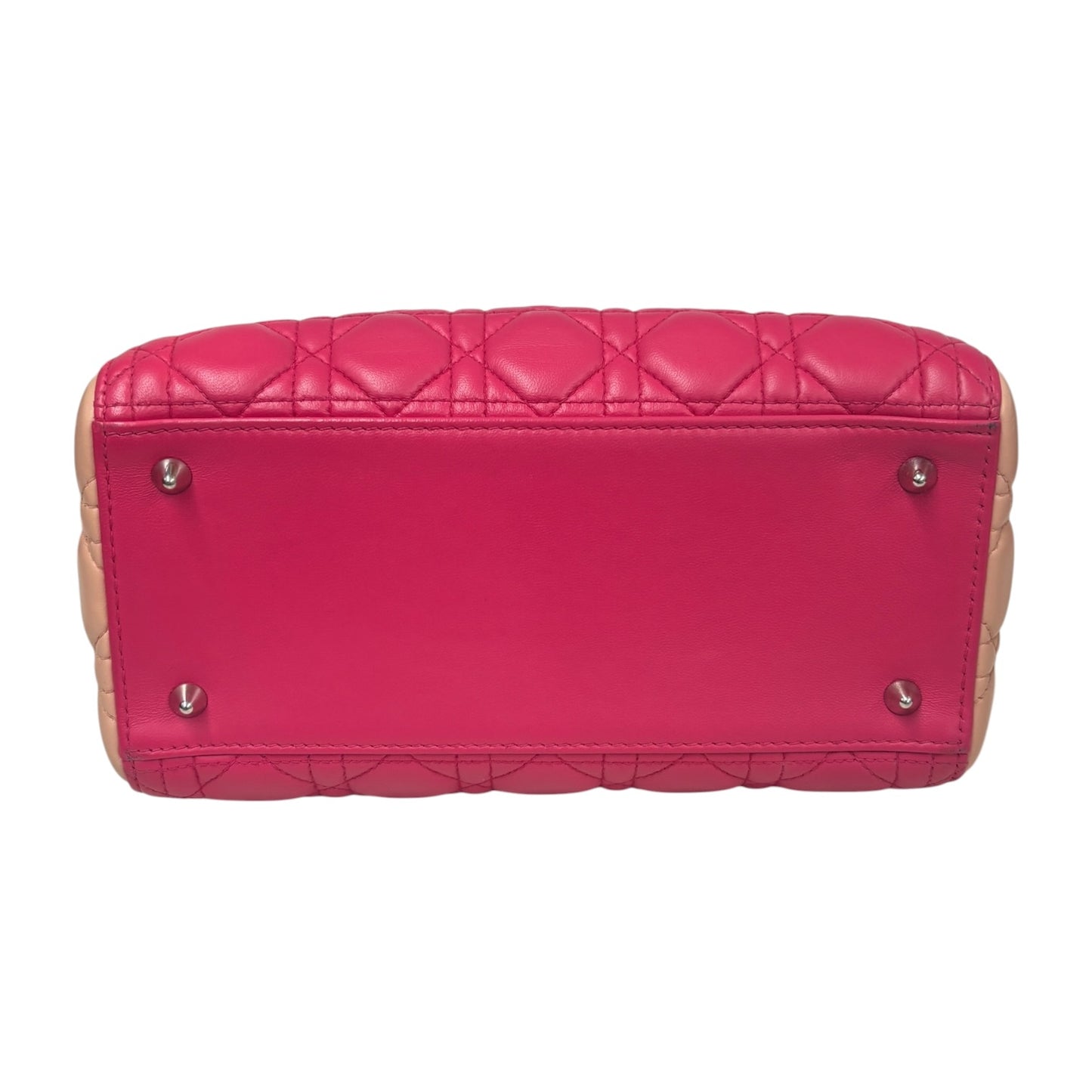 CHRISTIAN DIOR 2WAY BAG Lady Dior Medium 16-B0-111  Pink/ShockingPink