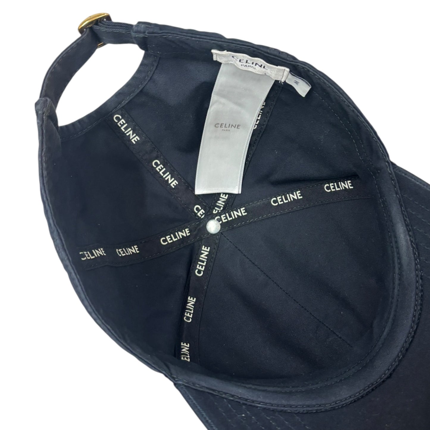 CELINE Cap 2AUT6969P 38N0 Triomphe Baseball Black