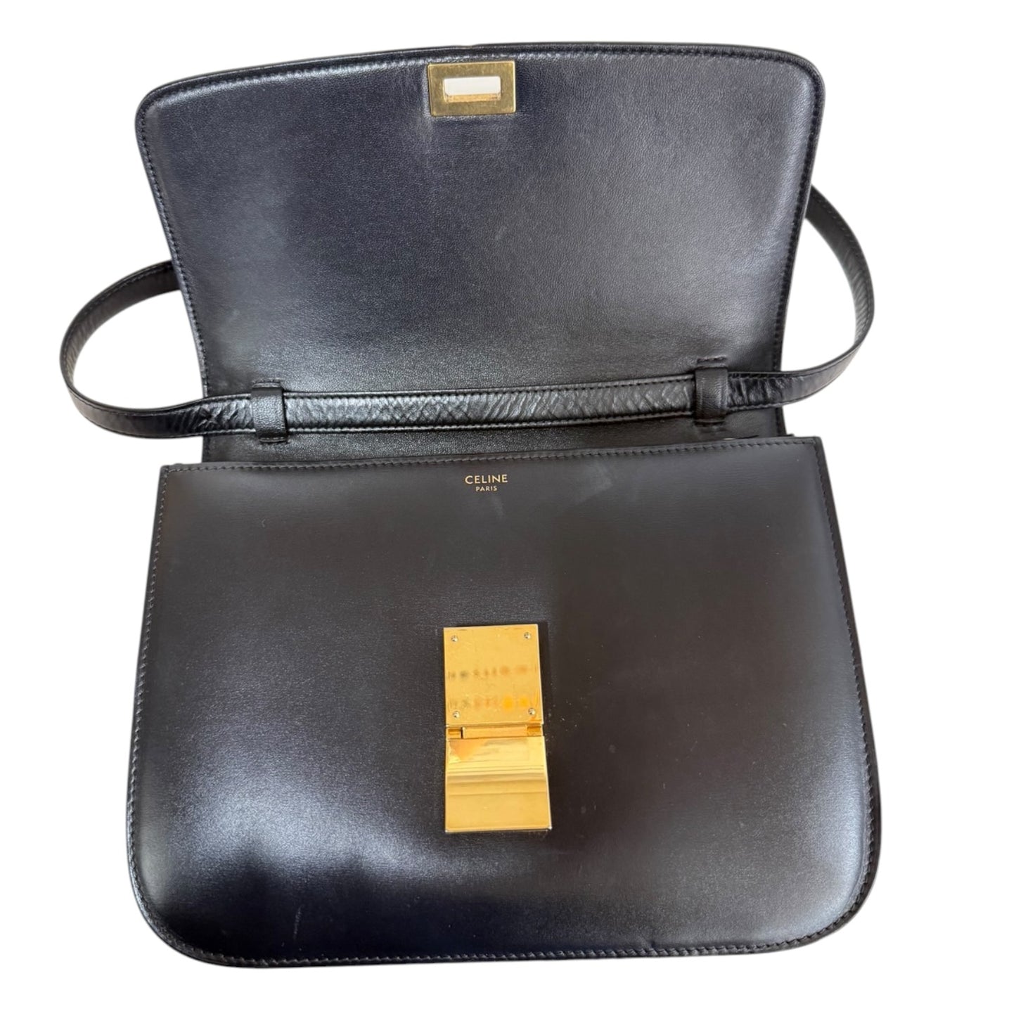 CELINE Shoulder Bag F-DM-100* Classic Box Black