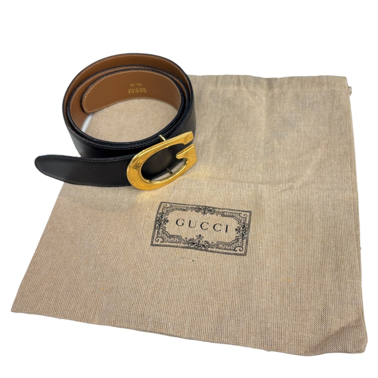 GUCCI Belt Black/Brown 036-519-0956