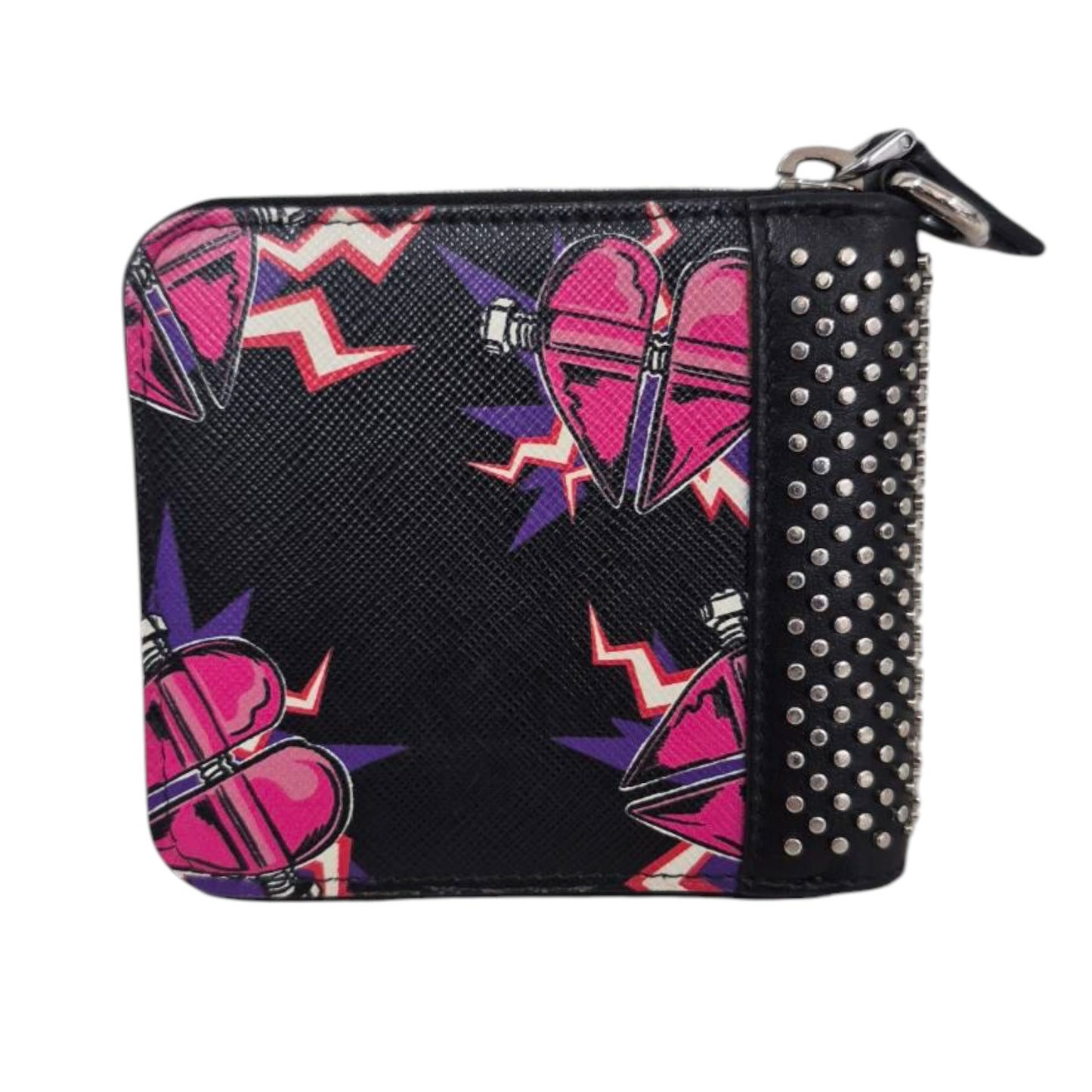 PRADA Coin Case 45514365 Black Frankenheart Saffiano