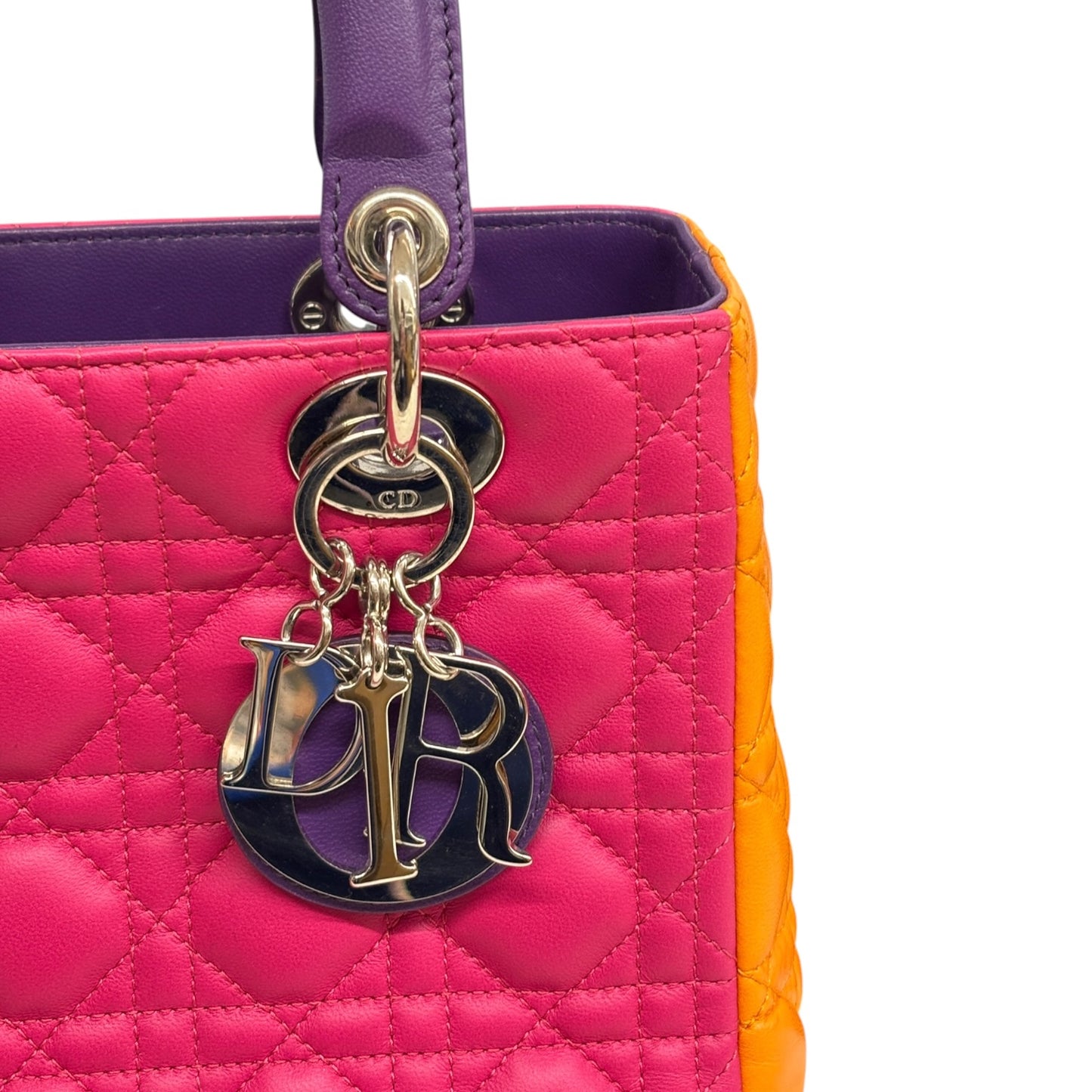 Chrisrian Dior 2 Way Bag Pink / Orange 11-MA-0151