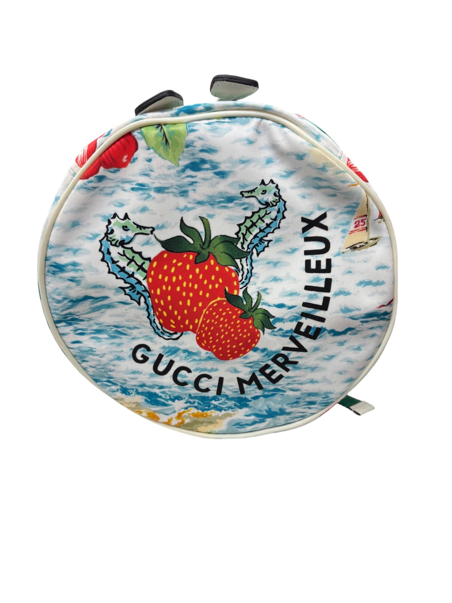 GUCCI Backpack 682242 White / Green
