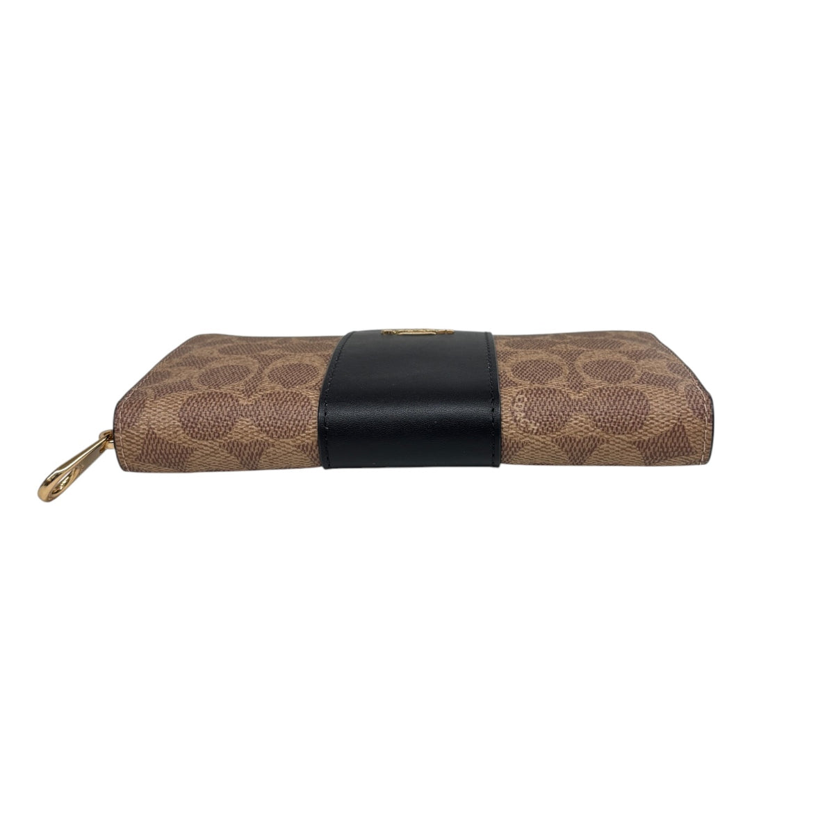 COACH Long Wallet CW947 Brown / Black