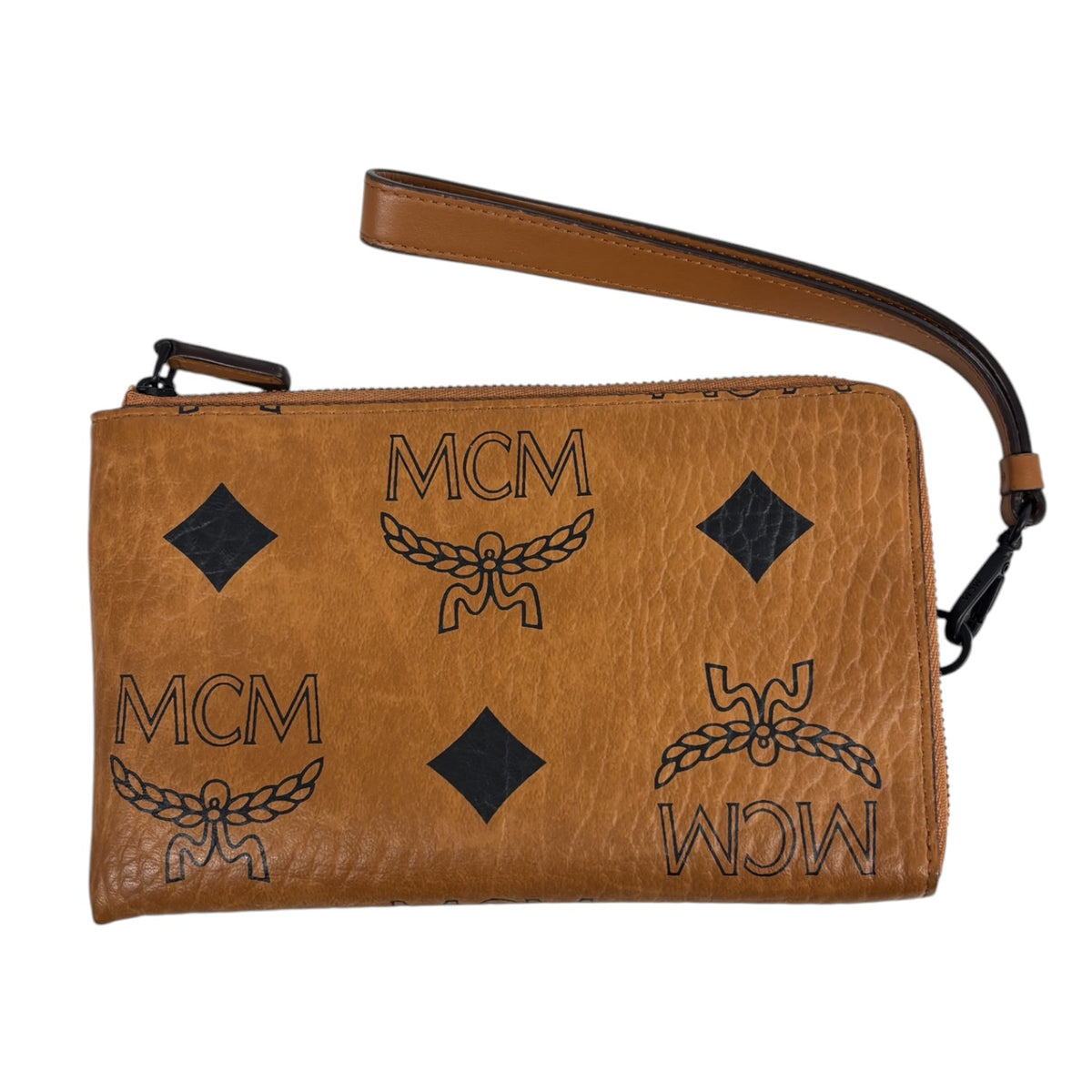 MCM Pouch MXZEATTO1C0001 Brown