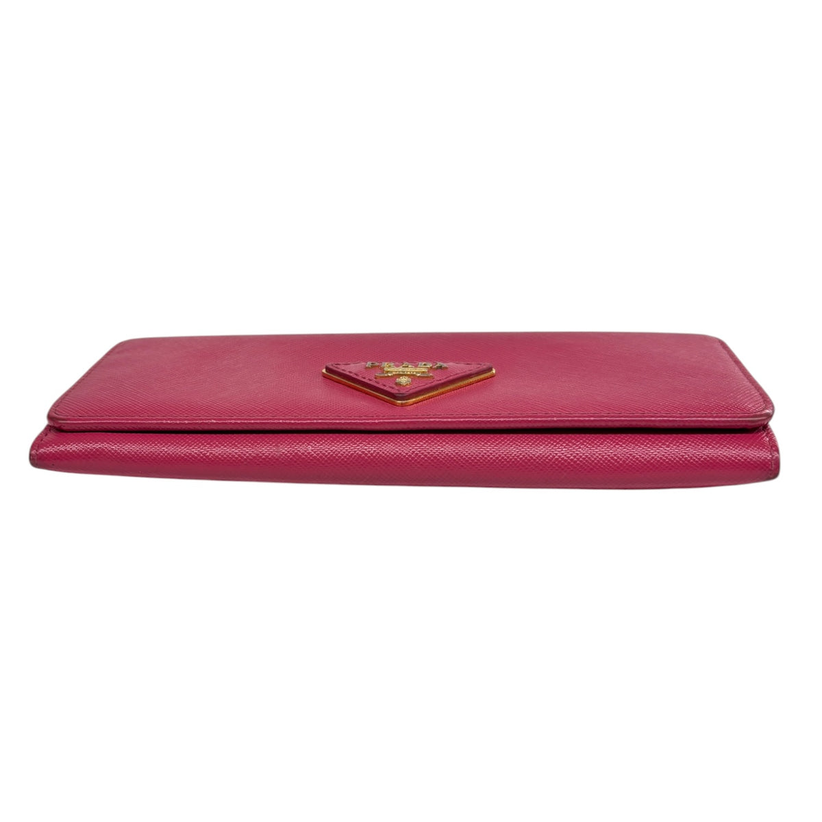 PRADA Long Wallet Shock Pink Stain 199