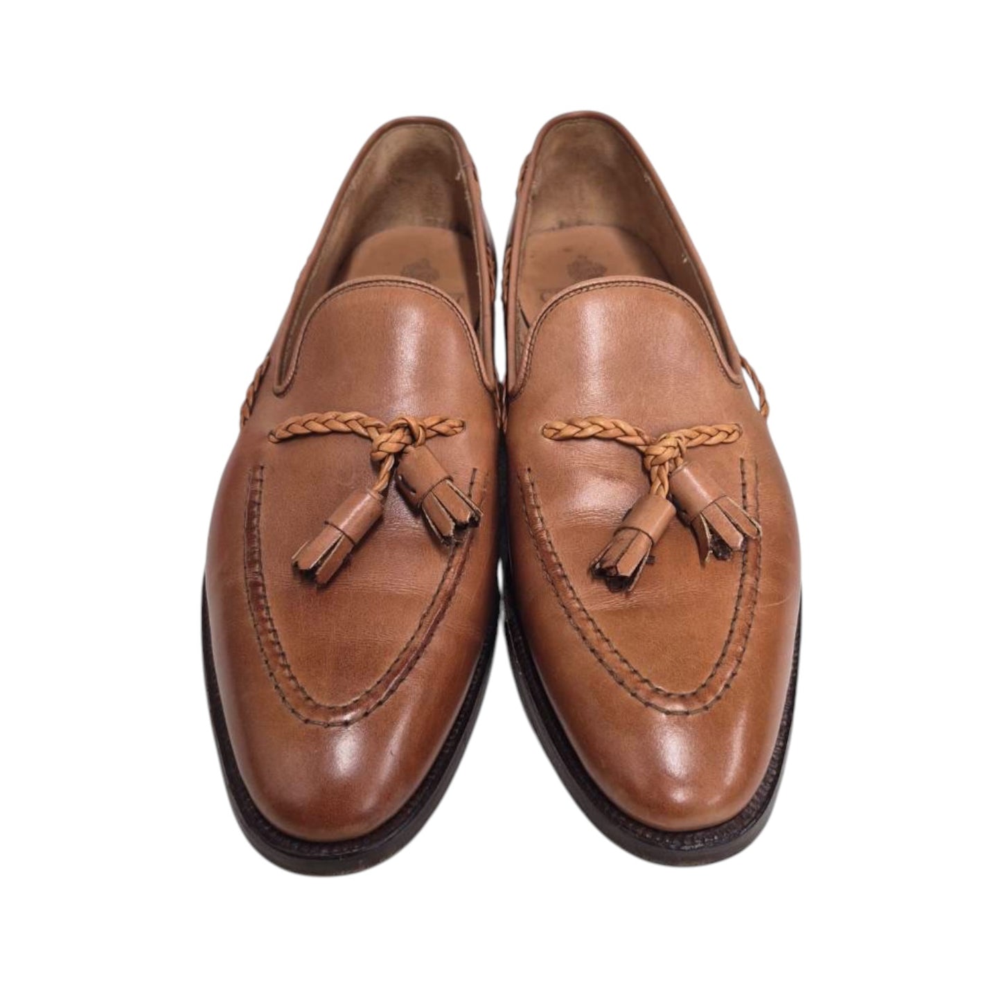Crockett & Jones Tassel Shoes 7US Mens Brown 5645