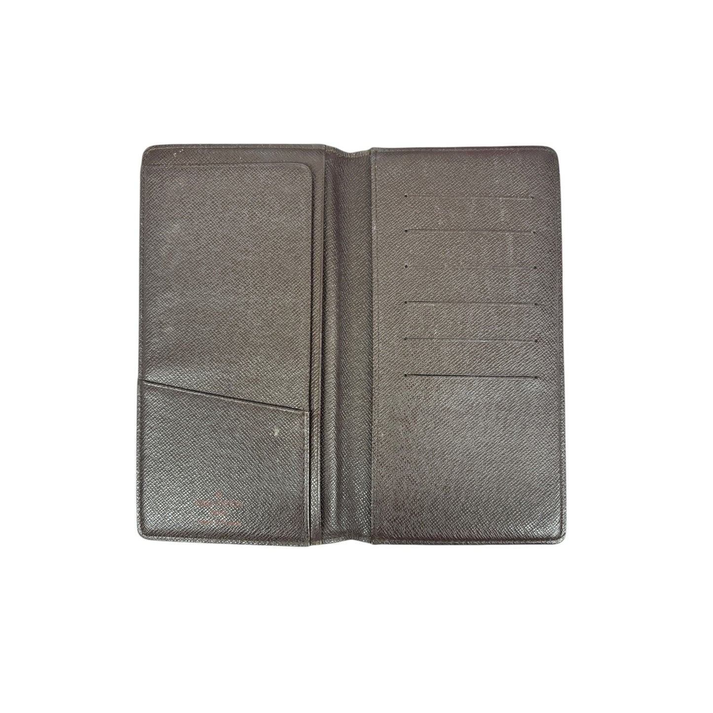LOUIS VUITTON Long Wallet Monogram N61823 Brown Damage