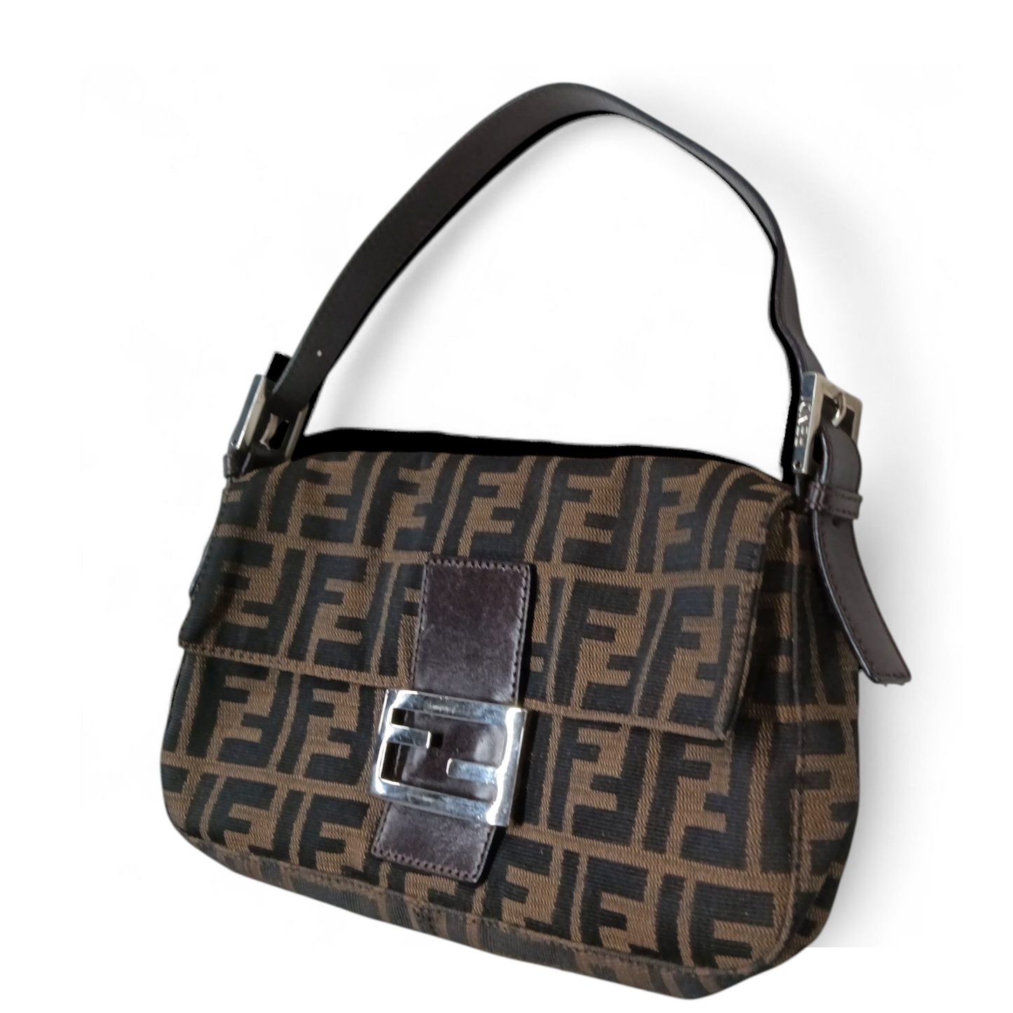 FENDI Handbag A082406 Brown mama baguette Rank B