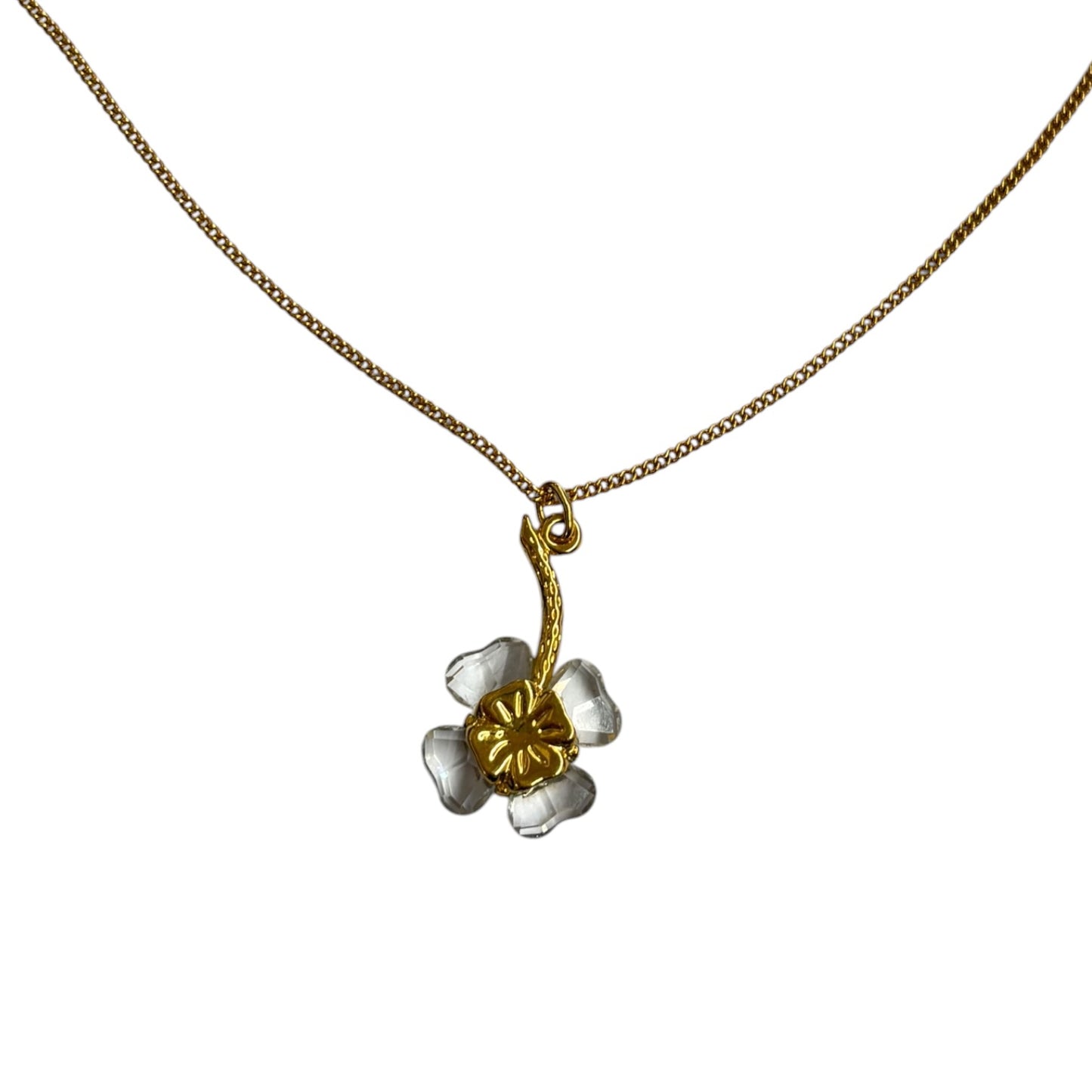 SWAROVSKI Necklace Gold Lucky Clover