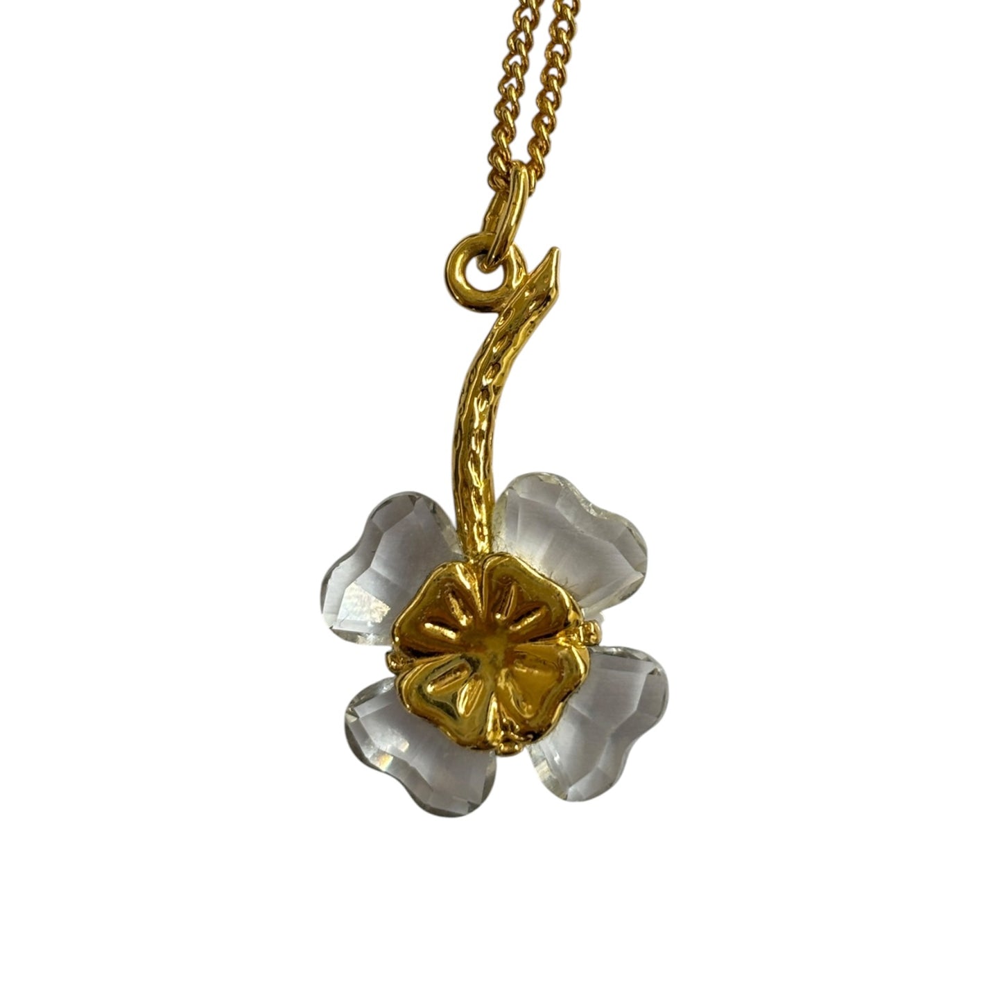 SWAROVSKI Necklace Gold Lucky Clover
