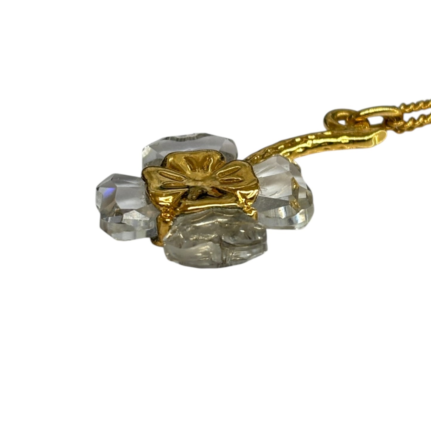 SWAROVSKI Necklace Gold Lucky Clover