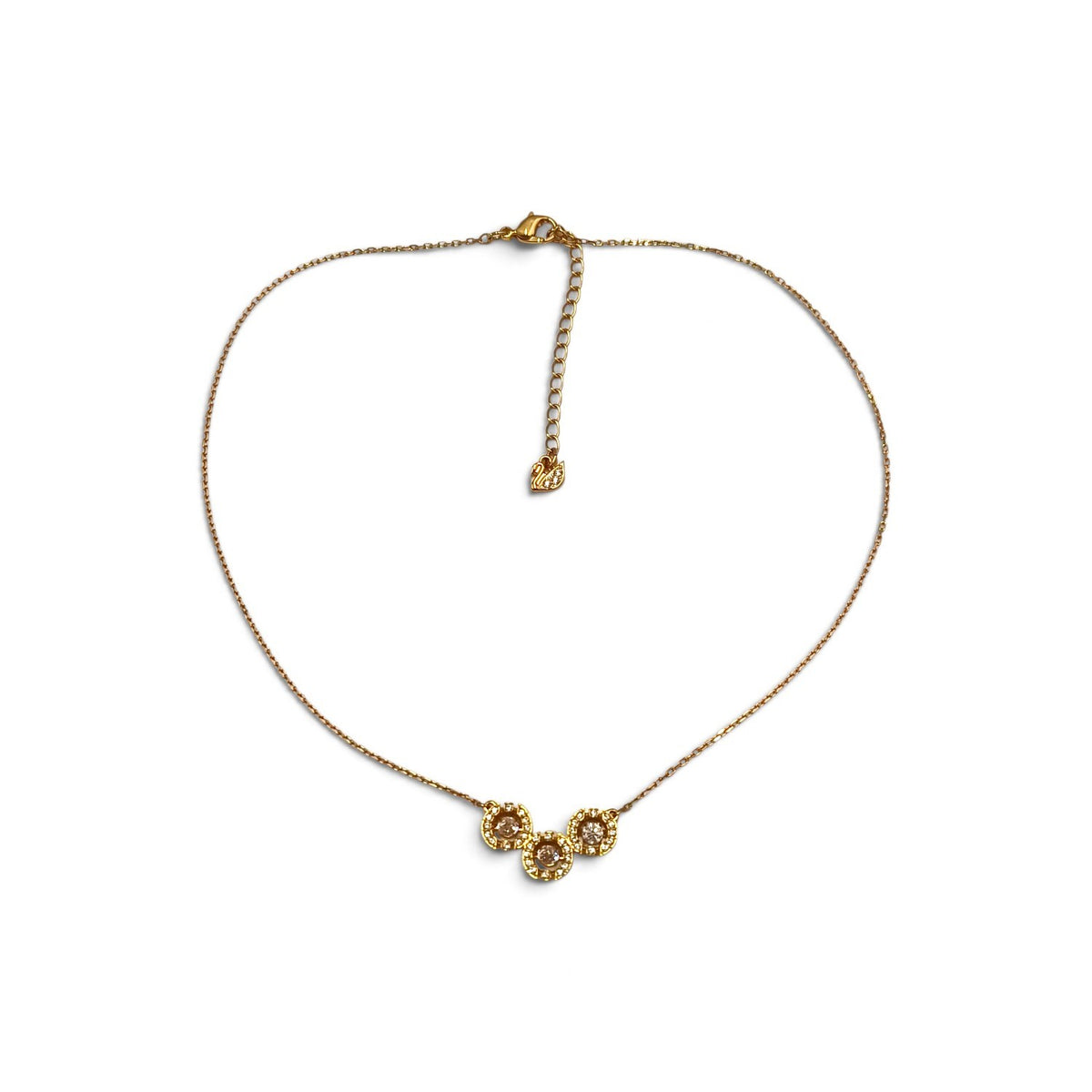 SWAROVSKI Necklace Gold 5646734 Rank A