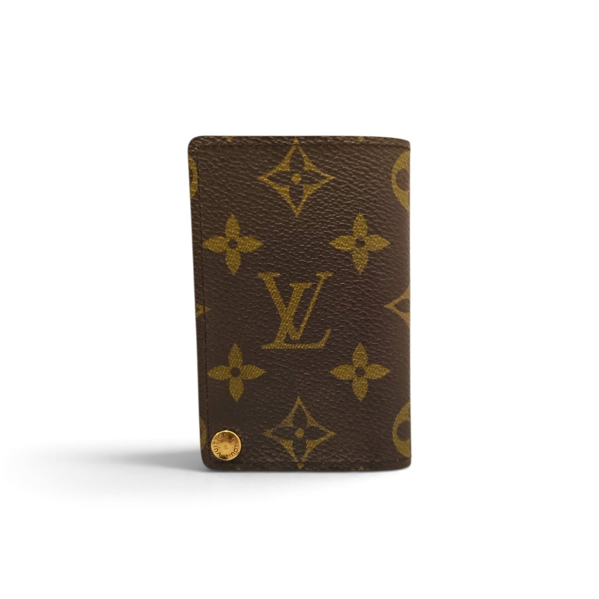 LOUIS VUITTON Card Case Monogram Brown CT0995 Rank B