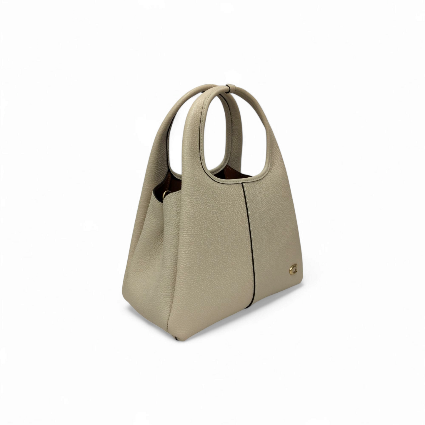 COACH Shoulder Bag CM545 Brown Rank B