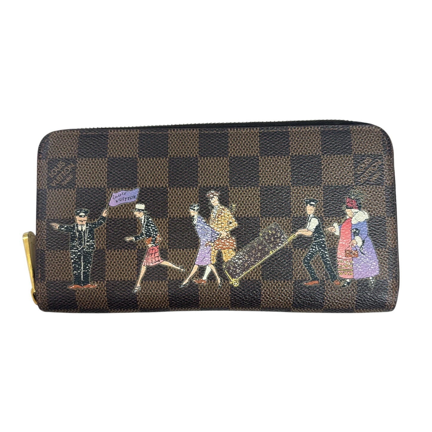 LOUIS VUITTON Long Wallet N63004 CA318 Brown