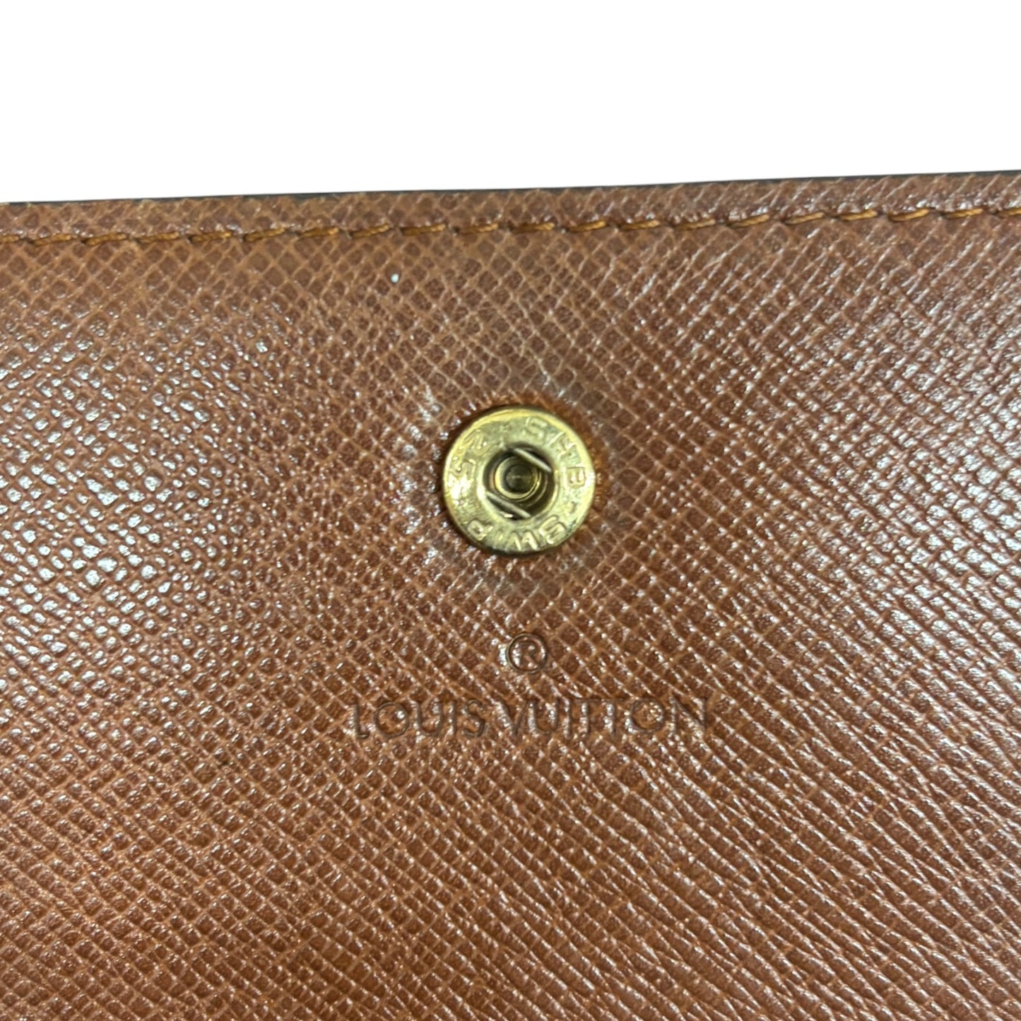 LOUIS VUITTON Trifold Wallet M60135 Brown