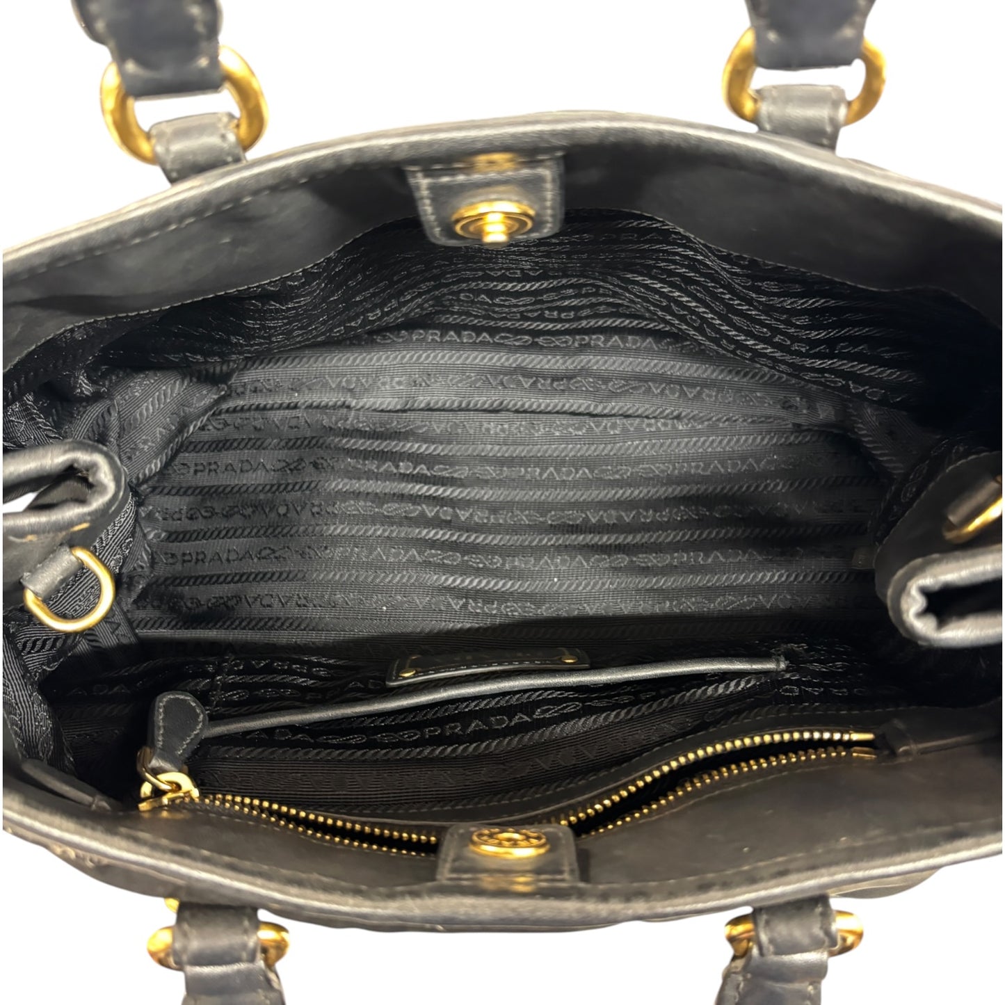 PRADA 2Way Bag 31 J 173 Black